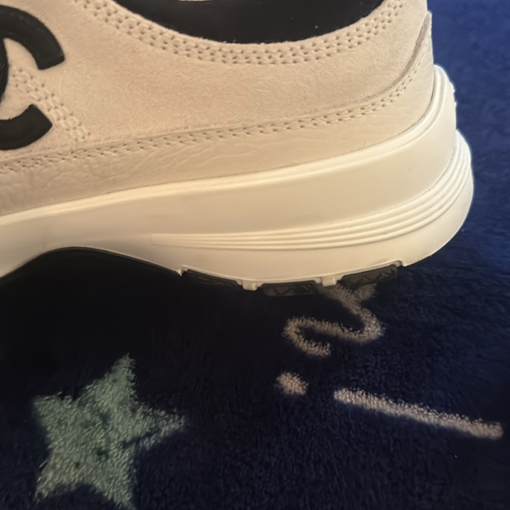Chanel Black and White Sneakers!! New for Spring and I only wore them twice!! - Picture 9 of 11
